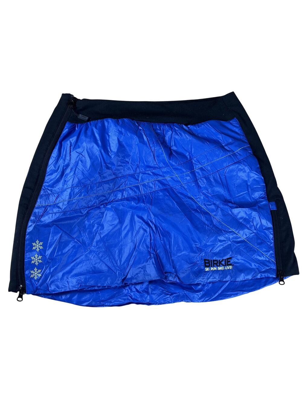 Swix Skirt Womens XL Blue Synthetic Insulated Ski Birkie Zip Side Pockets